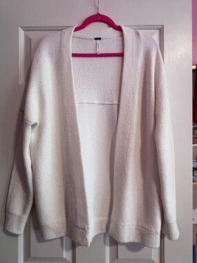 Free People White Cardigan XS